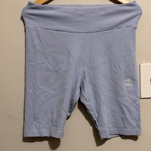 Adidas Women's Light Blue Bike Shorts